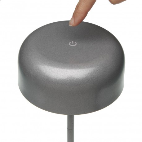 LAMPADA DA TAVOLO ALWARA ARGENTO