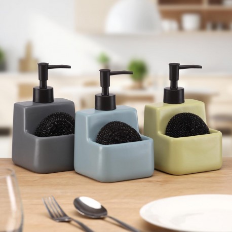 DISPENSER PORTA-SPUGNE GRIGIO