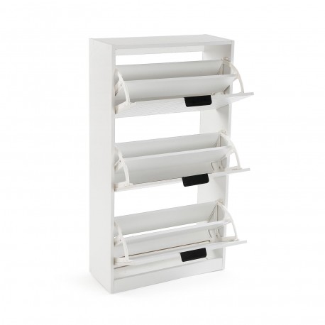 SCARPIERA 3 CASSETTI NIALL BIANCO