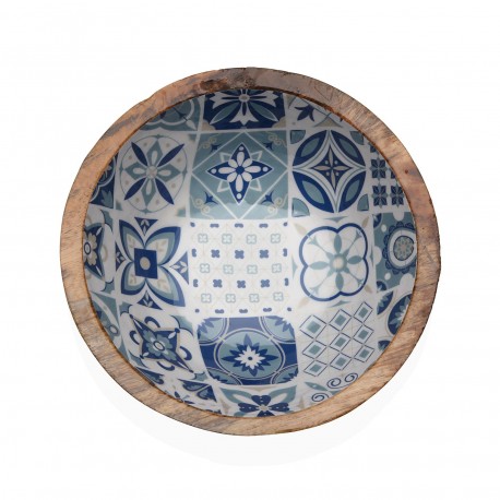 CIOTOLA GRANDE AZURITA 30CM DIAM.