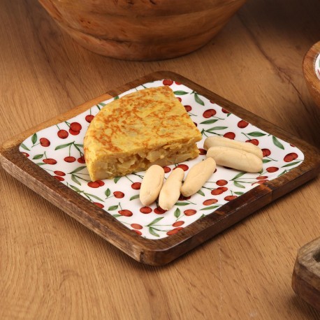 PIATTO QUADRATO CHERRIES