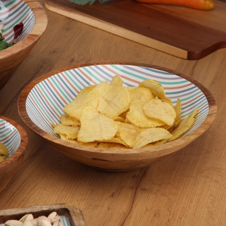 CIOTOLA GRANDE SMALTATA RIGHE