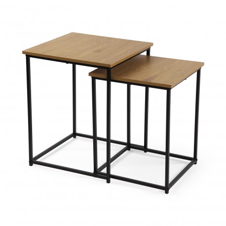 SET TAVOLINI TIGRIS NERO