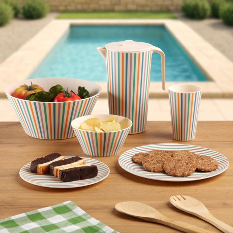 SET 4 BICCHIERI RIGHE