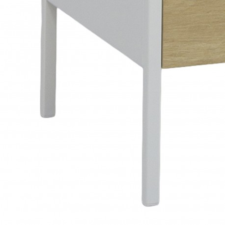 COMODINO 2 CASSETTI BIANCA