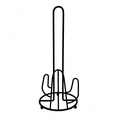 PORTAROTOLO CACTUS NERO