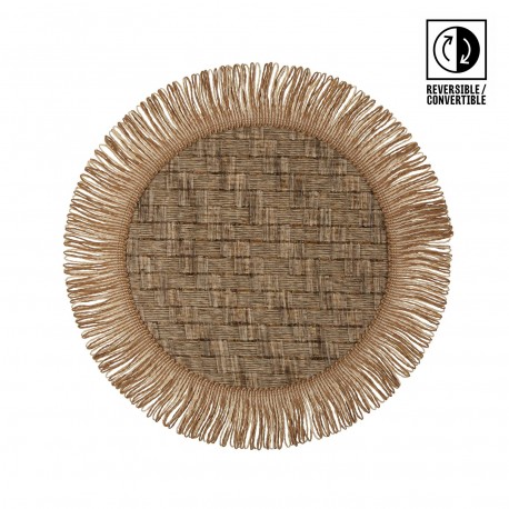TOVAGLIETTA REVERSIBILE MARRONE