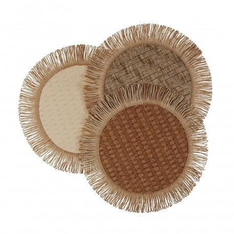 TOVAGLIETTA REVERSIBILE MARRONE