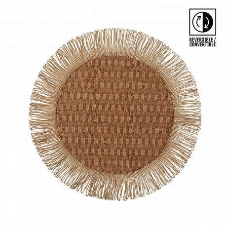 TOVAGLIETTA REVERSIBILE MARRONE