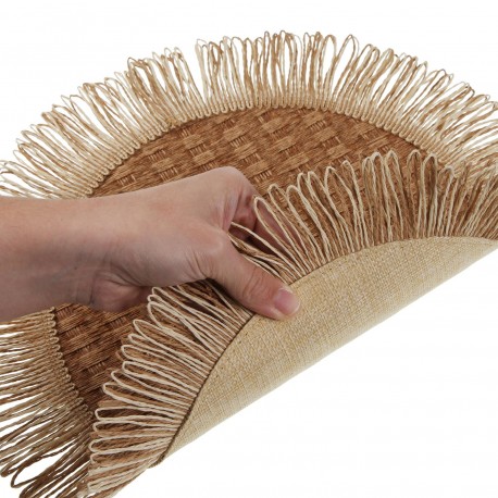 TOVAGLIETTA REVERSIBILE MARRONE