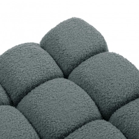 POUF QUADRATO "BORREGUITO" GRIGIO