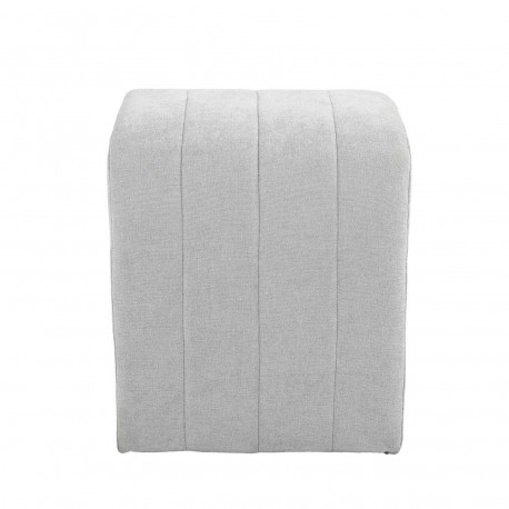 SGABELLO IMBOTTITO GRIGIO CHIARO