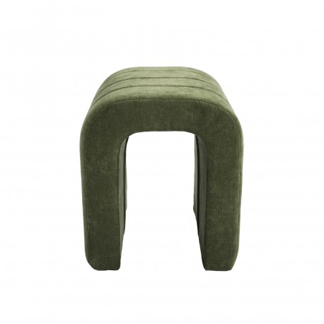 SGABELLO IMBOTTITO VERDE