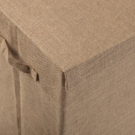 CESTO PANNI PIEGHEVOLE IN JUTA