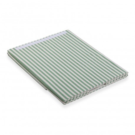 CESTO PANNI PIEGHEVOLE RIGHE VERDI