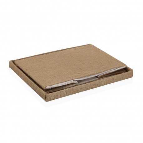 CESTA CON COPERCHIO JUTA