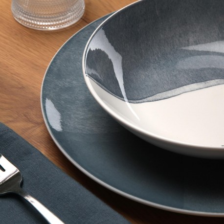 STOVIGLIA 18 PEZZI PICNIC BLU