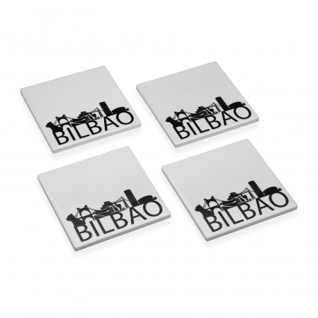 SET 4 SOTTOBICCHIERI BILBAO