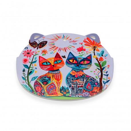 SOTTOPIATTO GATTI LILLA
