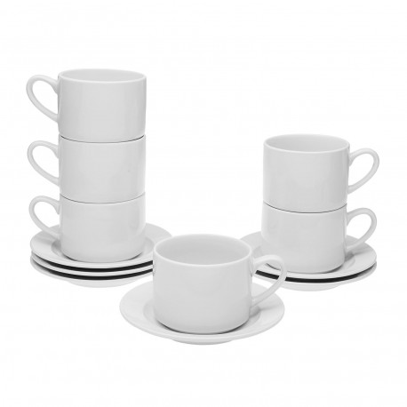 TAZZA CON PIATTINO BIANCA 280ML