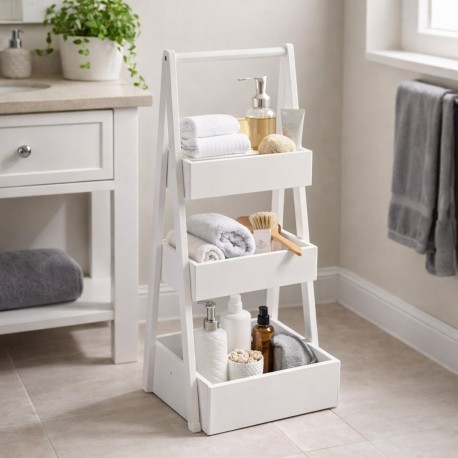 SCAFFALE BIANCO 3 RIPIANI