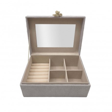 PORTAGIOIE VELLUTO GRIGIO