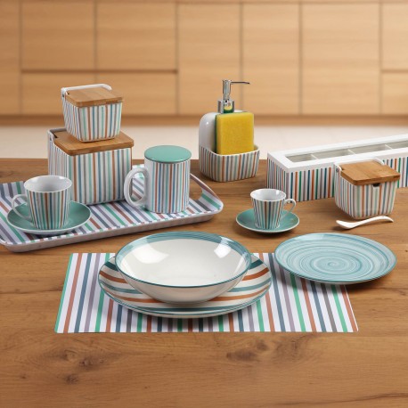 SET 4 BICCHIERI RIGHE