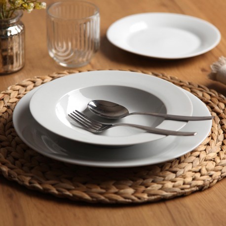 STOVIGLIA 18 PEZZI BIANCO