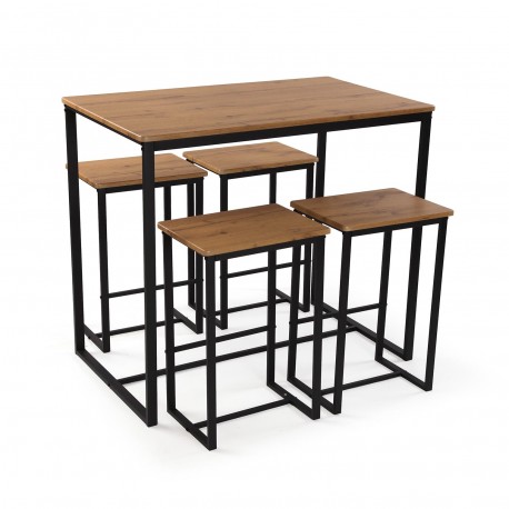 SET TAVOLO E 4 SEDIE