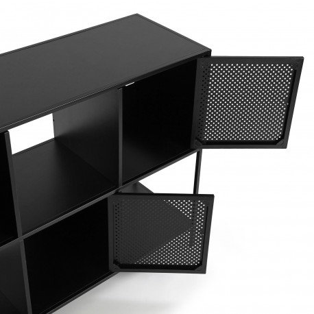CREDENZA 3 ANTE NERO
