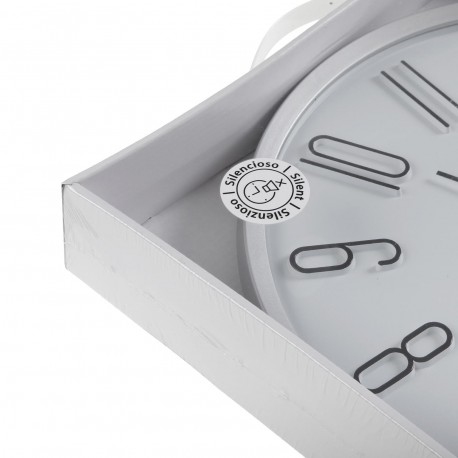 OROLOGIO DA PARETE BIANCO 33 CM