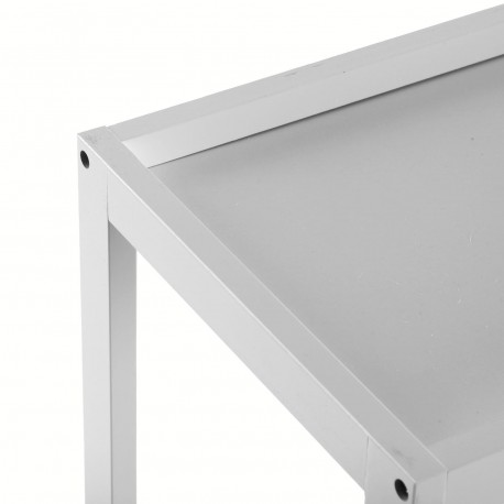 CARRELLO 3 RIPIANI BIANCO CON RUOTE