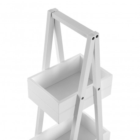 SCAFFALE 3 VASSOI BIANCO