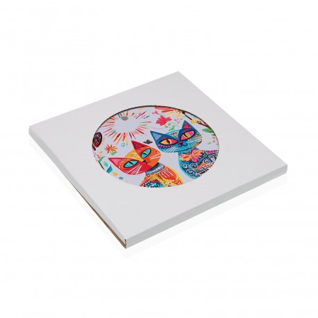 SOTTOPIATTO GATTI LILLA