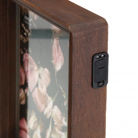PORTAFOTO IN LEGNO CON LUCE RESMY 13X18