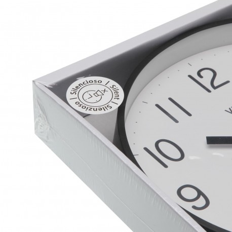 OROLOGIO PARETE NERO 25 CM