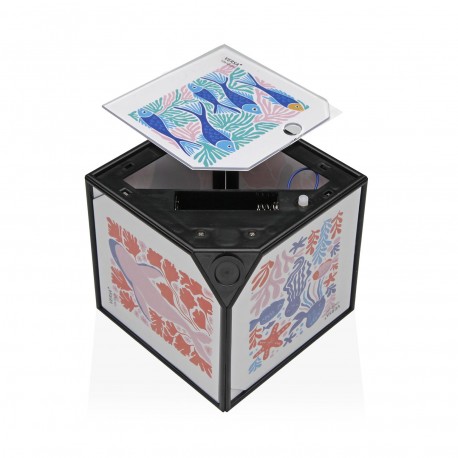 CUBO FOTO NERO "JUNO" 10X10