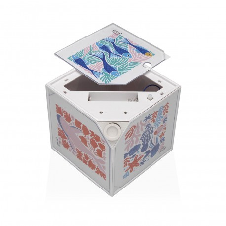 CUBO FOTO BIANCO "JUNO" 10X10