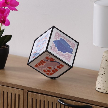 CUBO FOTO NERO "JUNO" 10X10