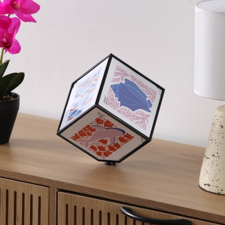 CUBO FOTO NERO "JUNO" 10X10