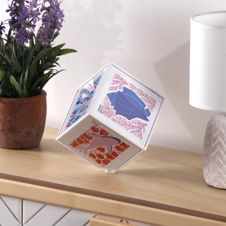 CUBO FOTO BIANCO "JUNO" 10X10