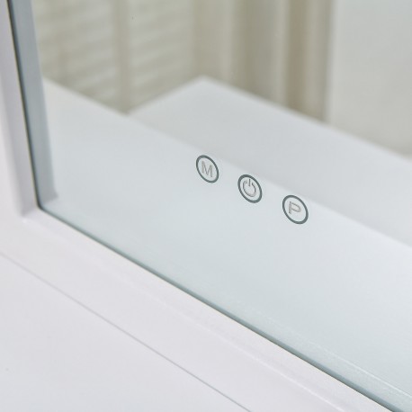 TOLETTATURA BIANCA CON SGABELLO E LED SPARKLE