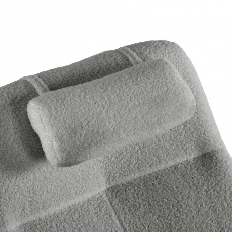 SEDIA A DONDOLO CON CUSCINO GRIGIO