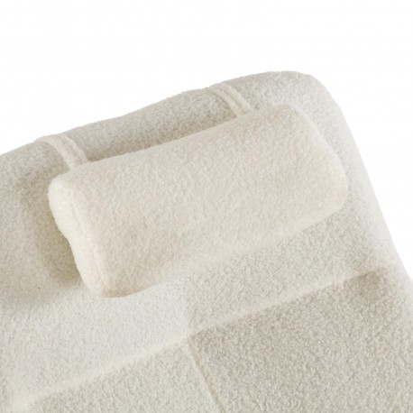 SEDIA A DONDOLO CON CUSCINO BEIGE