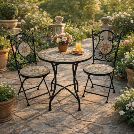 SET TAVOLO E 2 SEDIE ELUN