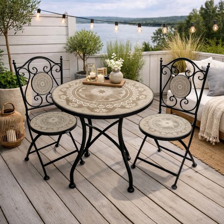 SET TAVOLO E 2 SEDIE COYA