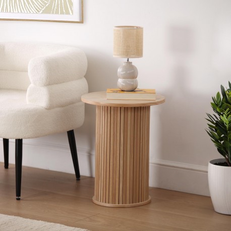 TAVOLINO ROTONDO IN PINO