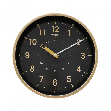 OROLOGIO CUCINA 30 CM GOLDEN NERO