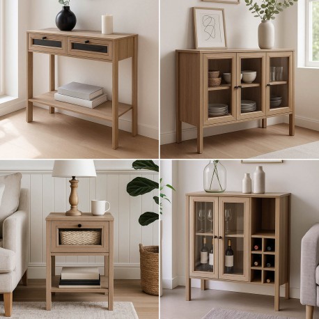 CREDENZA LYDEN 2 ANTE CON PORTABOTTIGLIE