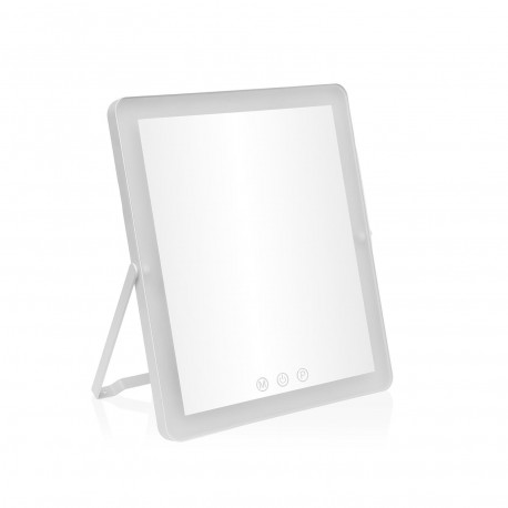 SPECCHIO RETTANGOLARE LED CON SUPPORTO